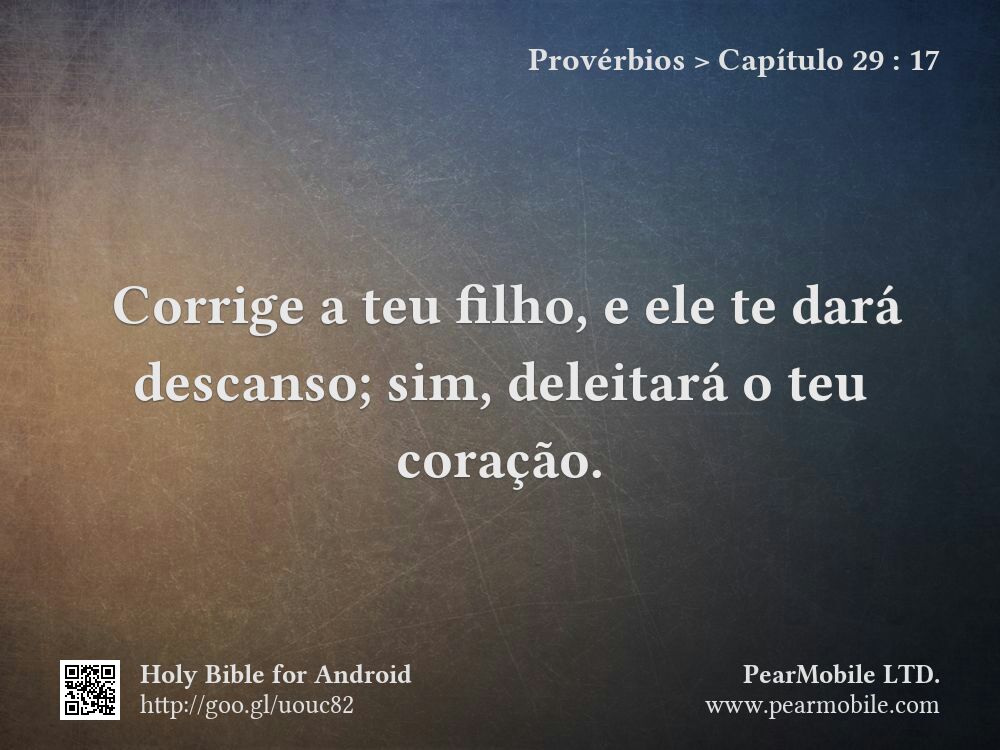 Provérbios, Capítulo 29:17